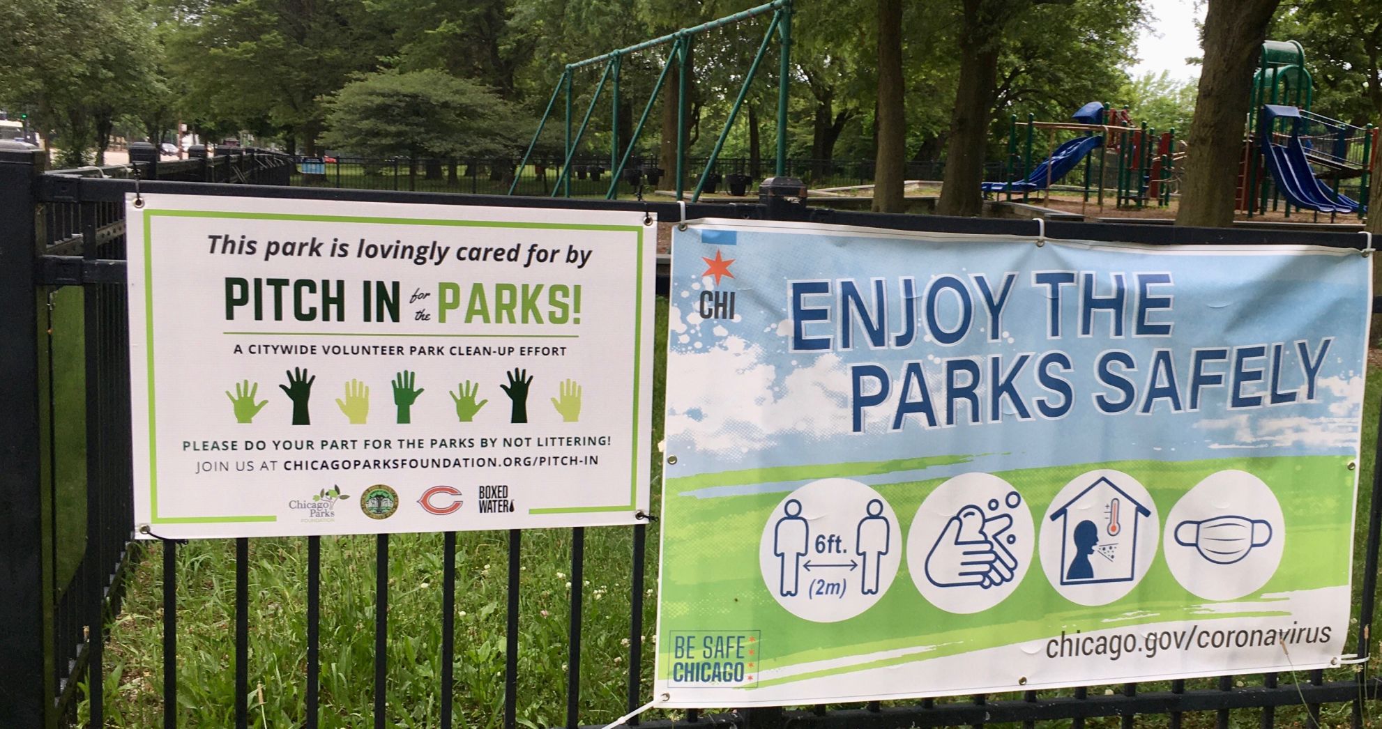 Jackson Park signs